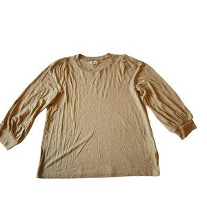 Madewell Golden Tan Top Size Large